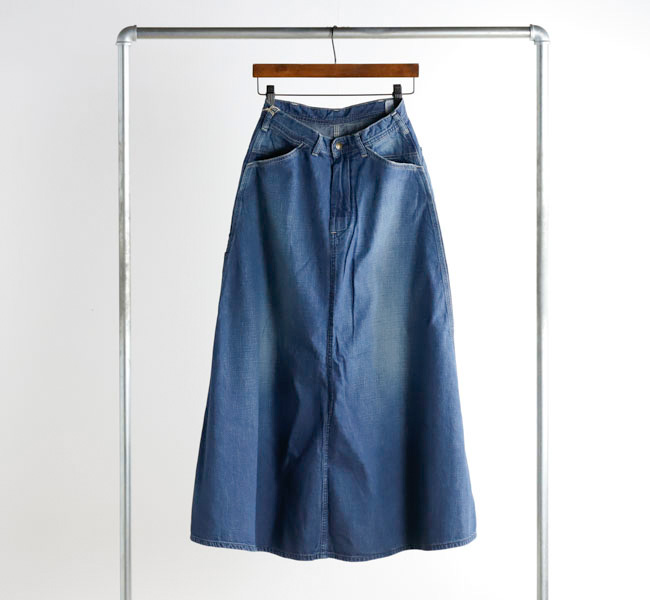 orslow オアスロウ 30's PAINTER LONG DENIM SKIRT USED 30's