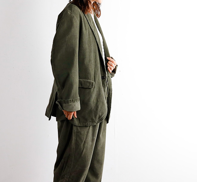 VAS-Y LENTEMENT ヴァジー ラントモン 14WALE CORDUROY POPLIN