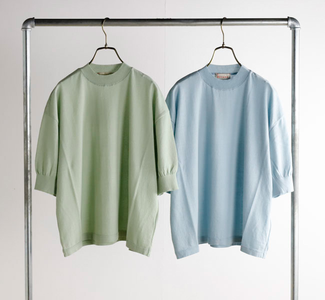 MEYAME メヤメ COTTON KNIT TEE コットンニット プルオーバー
