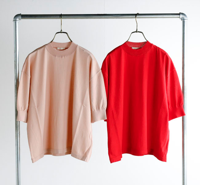 MEYAME メヤメ COTTON KNIT TEE コットンニット プルオーバー