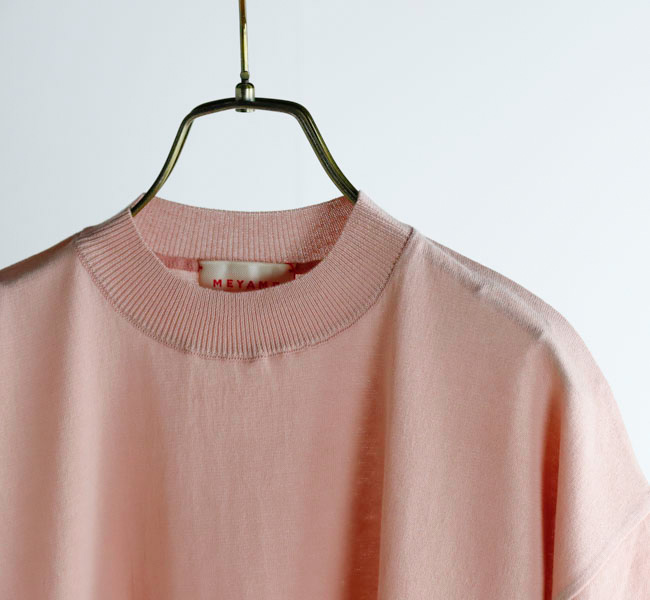 MEYAME メヤメ COTTON KNIT TEE コットンニット Tシャツ MEY-1268