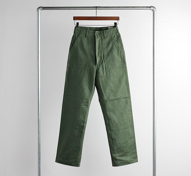 orslow オアスロウ レディース ハイウエストファティーグパンツ