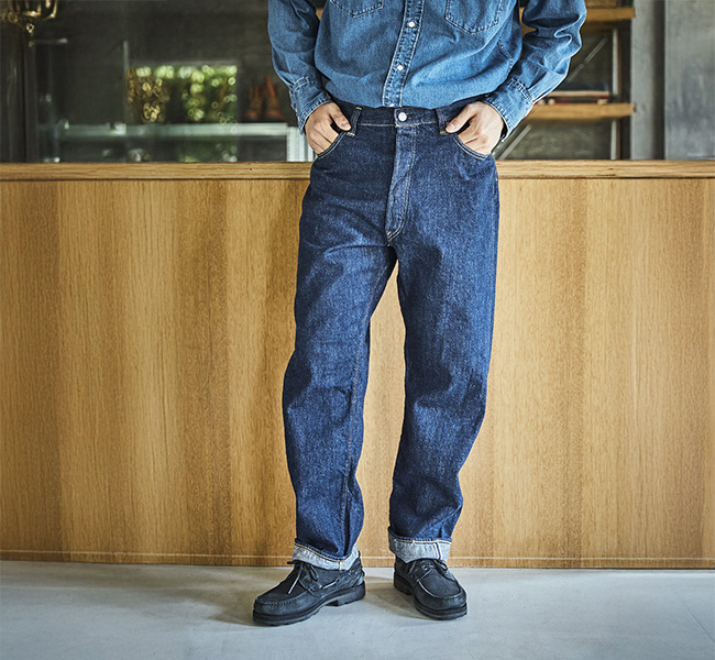 orslow オアスロウ GRAND DAD'S FIT DENIM PANTS ONE WASH