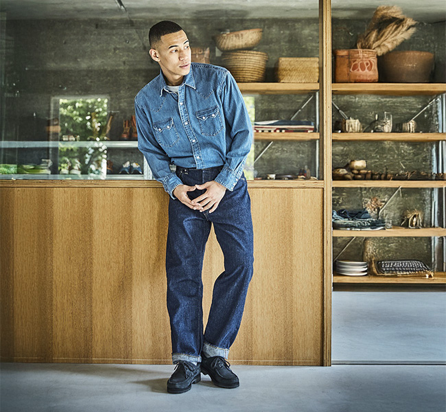 orslow オアスロウ GRAND DAD'S FIT DENIM PANTS ONE WASH