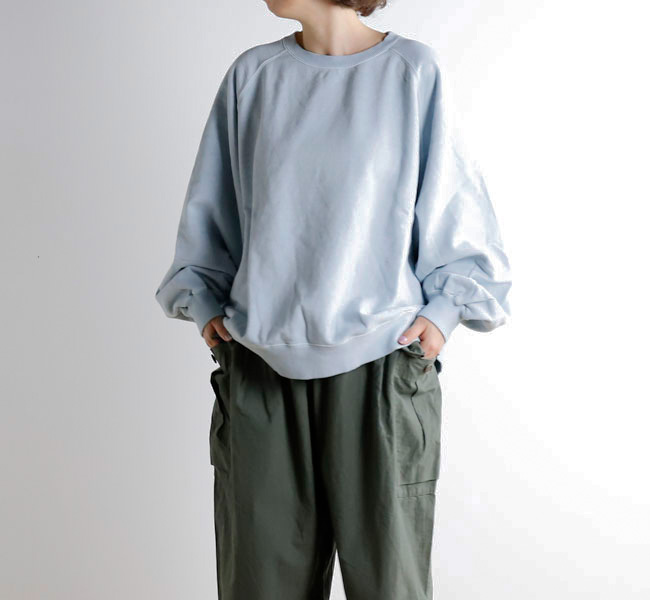 Veritecoeur ヴェリテクール VCC-525 Pigment dye スウェットL/S