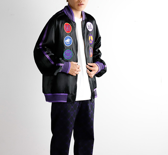 NEEDLES ニードルズ AWARD JACKET ACETATE SATEEN アワードジャケット