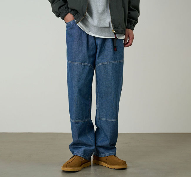 GRAMICCI グラミチ G6SM-P015 ジャパニーズシャンブレーダブルニー JAPANESE CHAMBRAY DOUBLE KNEE