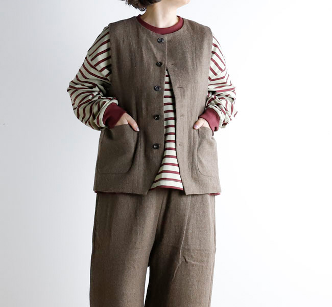 Veritecoeur ヴェリテクール ST-195 WOOLベスト