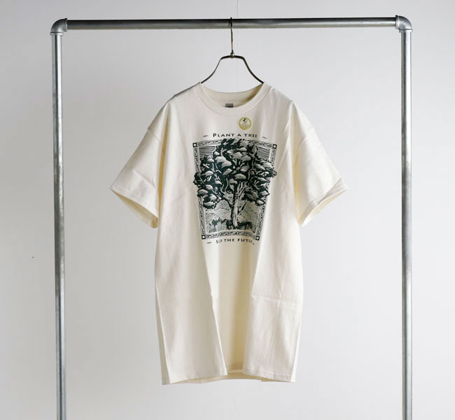 LIBERTY GRAPHICS リバティーグラフィックス X2C Plant A Tree アートシルクプリントTシャツ