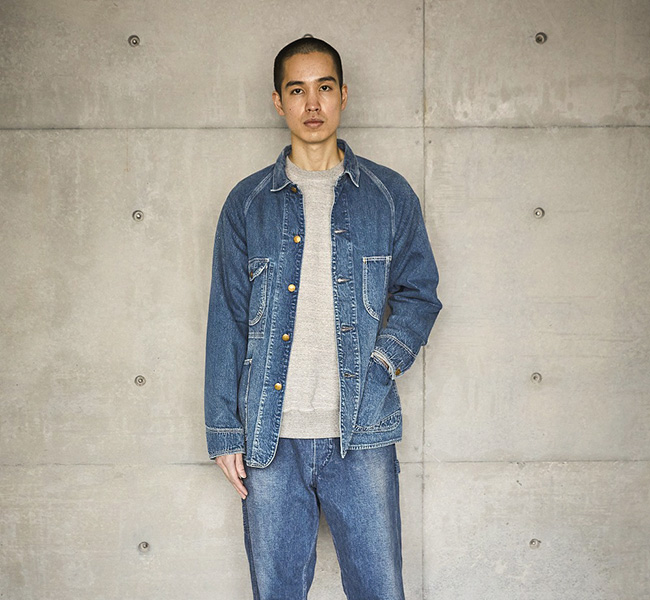 orslow オアスロウ 50's DENIM COVER ALL USED 50's デニム