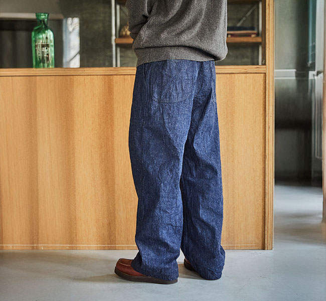 orslow オアスロウ 01-V5130-81 WIDE FIT US NAVY DENIM UTILITY PANTS