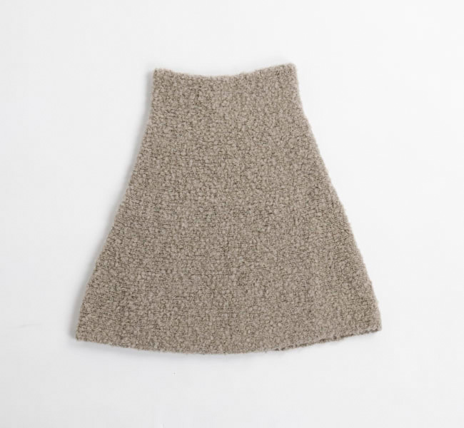 evam eva アルパカ　スヌード evam eva(エヴァム エヴァ) 【2021aw新作】アルパカ ウール スヌード