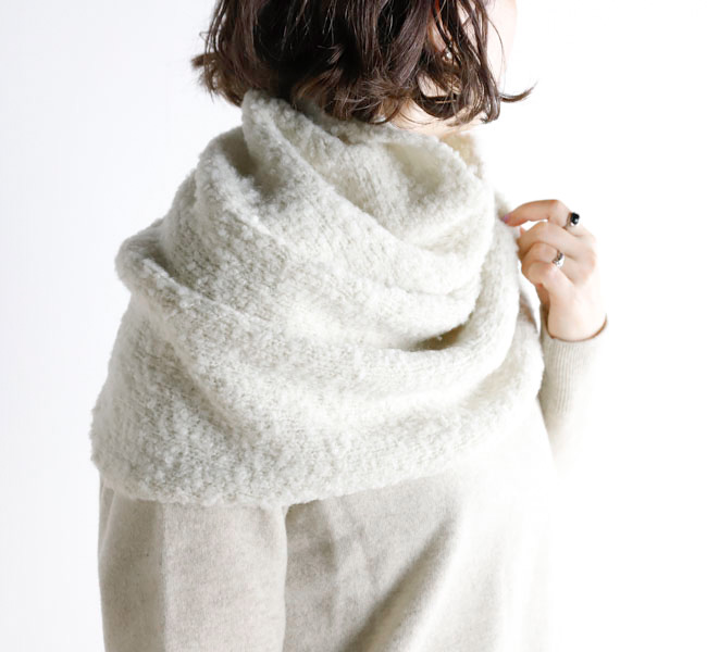 evam eva アルパカ スヌード evam eva｜alpaca wool snood｜others,goods