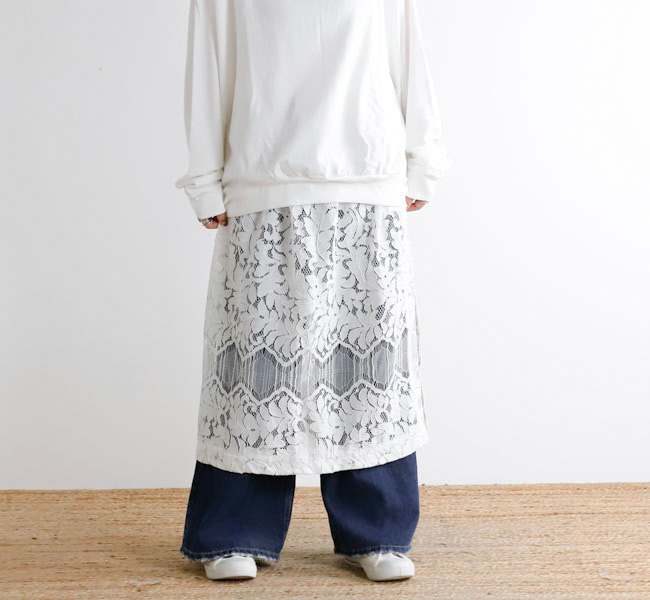 今期新品⭐︎ヴェリテクール⭐︎VC-2763 レーススカート Veritecoeur ヴェリテクール VC-2763 レーススカート
