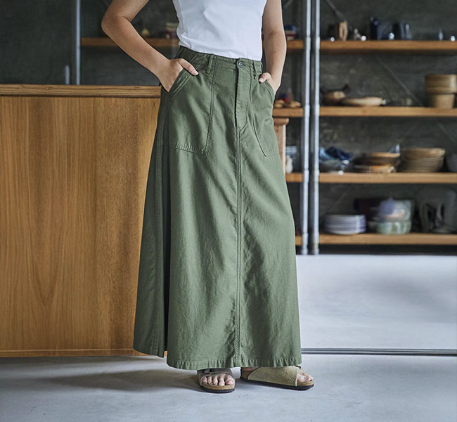 orslow オアスロウ 00-4204-77 30's FATIGUE SKIRT ファティーグ