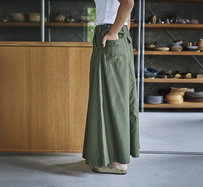 orslow オアスロウ 00-4204-77 30's FATIGUE SKIRT ファティーグ
