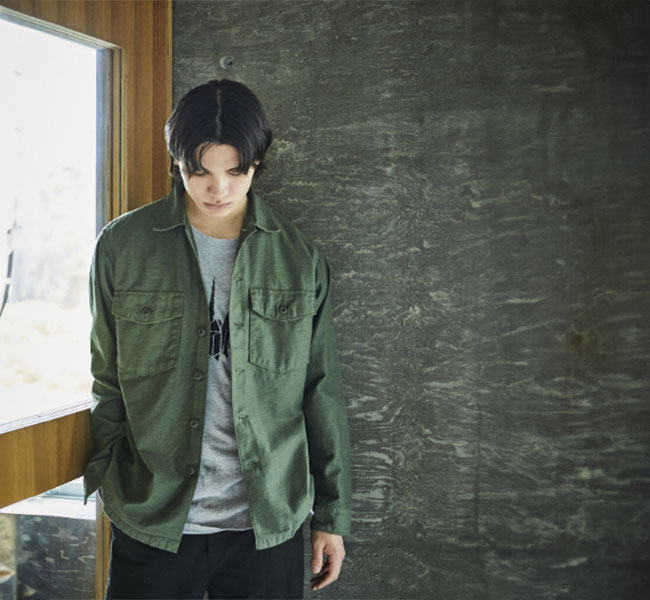 美品 オアスロウ USアーミー ファティーグシャツ ミリタリーシャツ 1 orSlow オアスロウ 03-8045-216 U.S Army Fatigue Shirt US