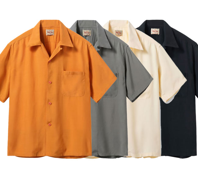 STYLE EYES スタイルアイズ SE39455 ボーリングシャツ 半袖 Lot No. SE39455 / RAYON BOWLING SHIRT “PLAIN”
