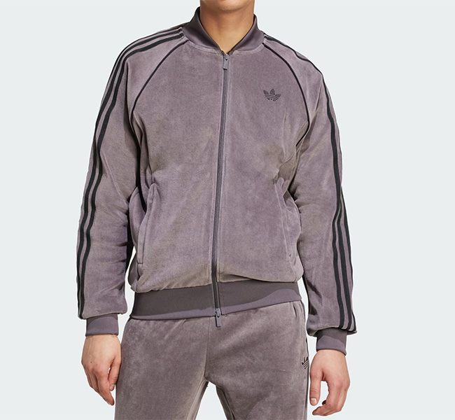 adidas ベロア グレー size表記S atp adidas ベロア グレー size表記S atp