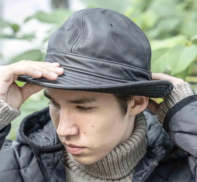 DECHO デコ 9-7AD25 レザーファティーグハット LEATHER FATIGUE HAT