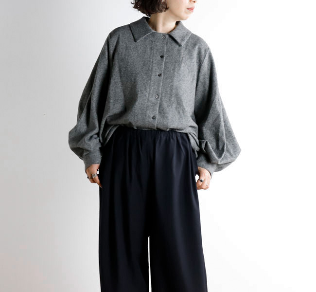 mizuiro ind ミズイロインド 4-230055 ウールブレンド バルーン