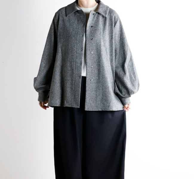 mizuiro ind ミズイロインド 4-230055 ウールブレンド バルーン