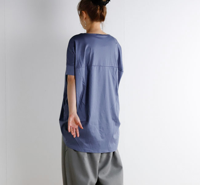 mizuiro ind ミズイロインド ボートネックコクーンプルオーバー 2-210097