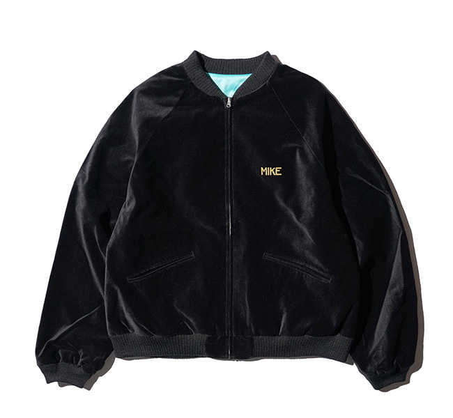 THRIFTY LOOK スリフティールック TL26F00200 FRANCE SOUVENIR BLOUSON BLACK VELOUR フランススーベニアジャケット ブラックベロア