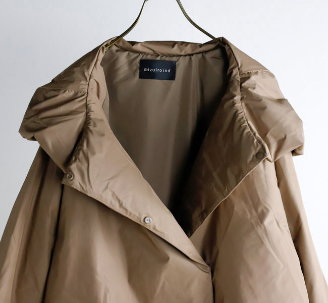 みよ様専用 mizuiro ind フード付きショートダウンジャケット茶色