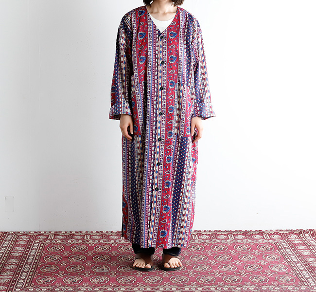 SOUTH2 WEST8 サウスツーウエストエイト V NECK ARMY DRESS MULTI