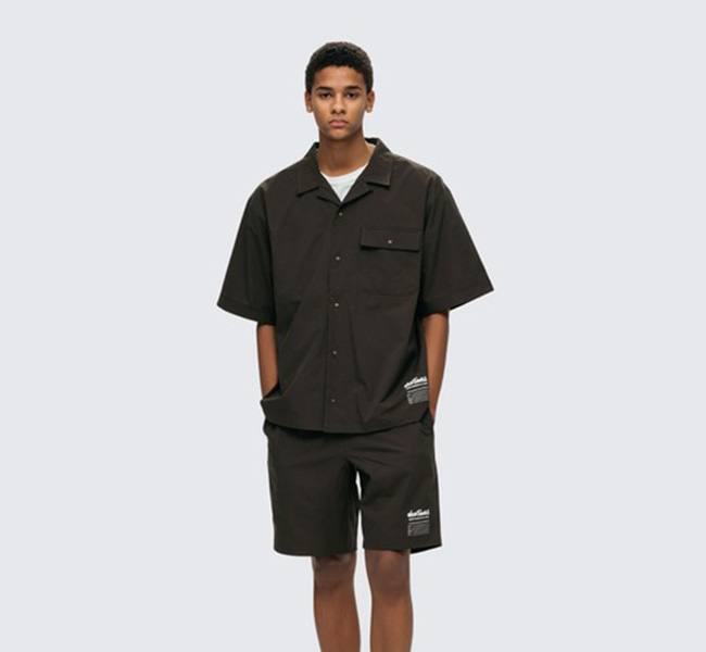 SALE40%OFFWILD THINGS ワイルドシングス OPEN COLLAR POCKET SHIRTオープンカラーポケットシャツ WT25041AD