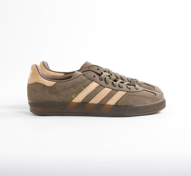 adidas Originals アディダス オリジナルス Gazelle Indoor ガゼル インドア JQ8386 Cargo Brown・Golden Beige・Cloud White
