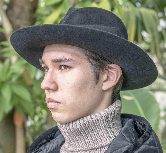 DECHO デコ 9-8AD25 ウールクラッシュハット WOOL CRASH HAT