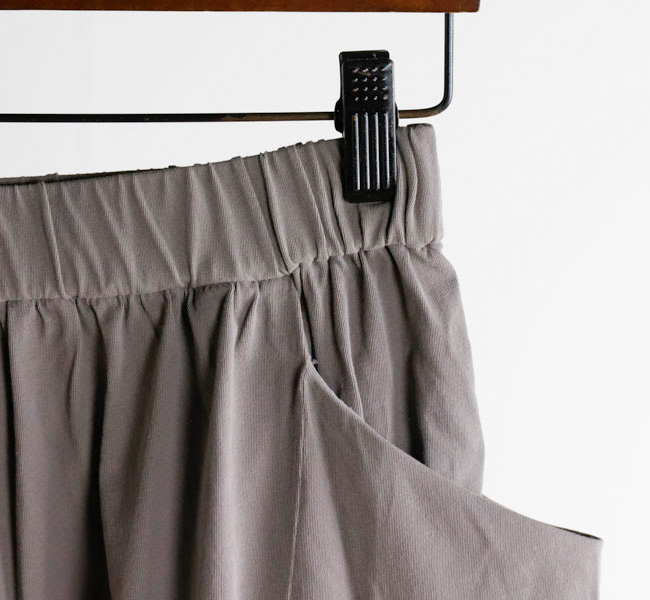 evam eva エヴァムエヴァ カットソースカート cut&sew skirt