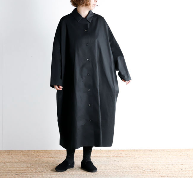 mizuiro ind ミズイロインド 1-250084 ワイドシャツワンピース