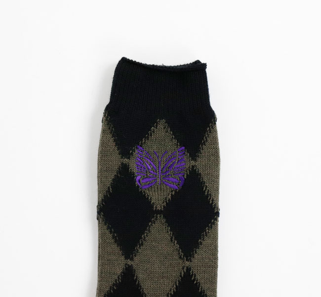 NEEDLES ニードルズ Argyle Jq. Socks - Merino Wool アーガイル