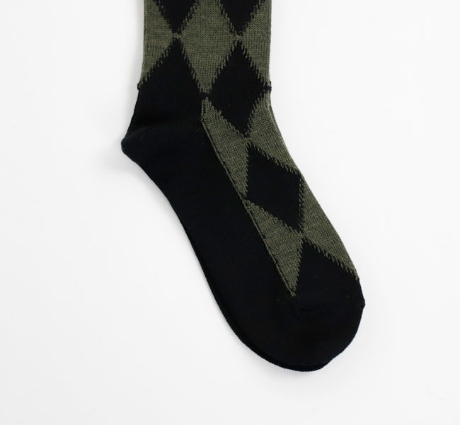 ニードルズ ストレート　M アーガイル NEEDLES ニードルズ Argyle Jq. Socks - Merino Wool アーガイル