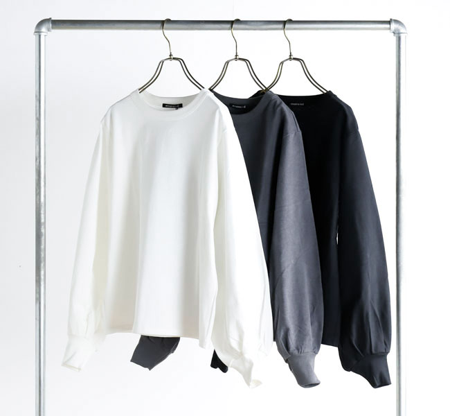 mizuiro ind ミズイロインド 1-210069 パフスリーブロングT