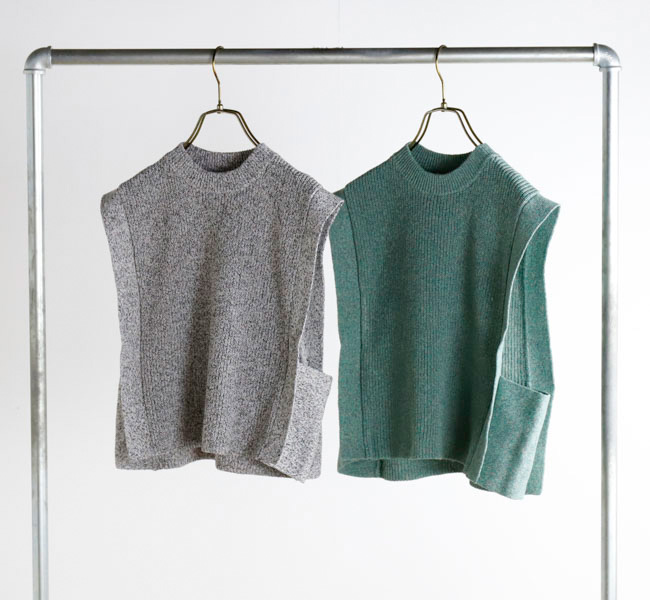 SACRA サクラ CO/LI MELANGE TOP コットンリネン メランジトップ
