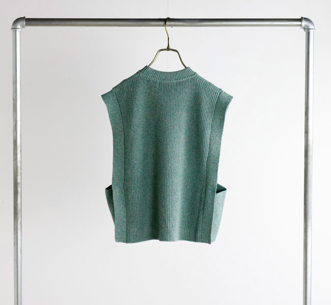SACRA サクラ CO/LI MELANGE TOP コットンリネン メランジトップ
