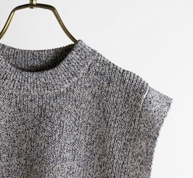 SACRA サクラ CO/LI MELANGE TOP コットンリネン メランジトップ
