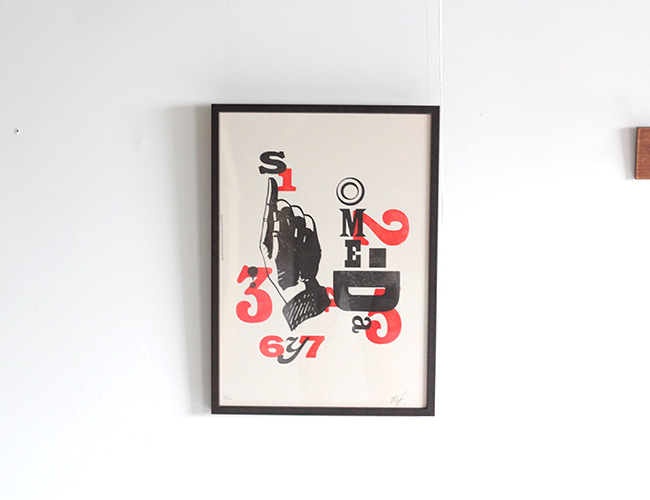 A TWO PIPE PROBLEM LETTERPRESS 　 SOMEDAY  Lサイズ
