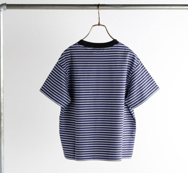 SALE30%OFF //Gymphlex ジムフレックス CREW NECK S/S T-SHIRT クルーネックショートスリーブTシャツ ボーダー GY-C0444 MST 35gmbdts06.jpg
