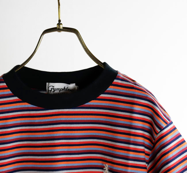 SALE30%OFF //Gymphlex ジムフレックス CREW NECK S/S T-SHIRT クルーネックショートスリーブTシャツ ボーダー GY-C0444 MST 35gmbdts10.jpg