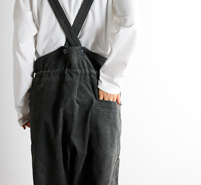 ARMEN アーメン GNAM2371 サロペット 13WALE COTTON CORDUROY