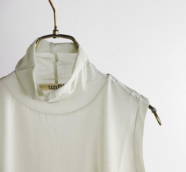 SALE30%OFF//unfil アンフィル twisted cotton sheer jersey sleeveles high-neck top　ハイネックノースリーブ　WFSP-UW135 楽天市場】アンフィル unfil ツイスト コットン シアー