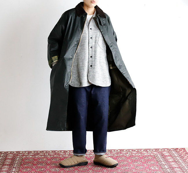 Barbour Burghley バーレー BURGHLEY / バーレー】ワックス コットン ロング コート