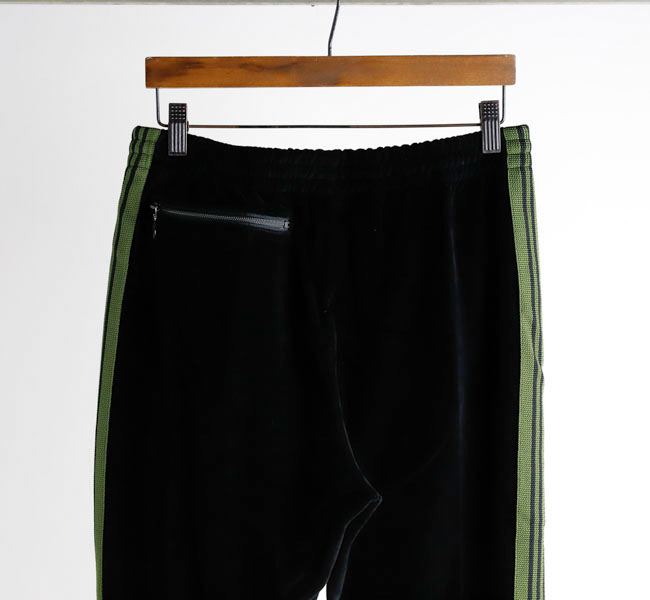Needles PU280 コットンポリ ベロア ナロー トラックパンツ S NEEDLES（ニードルズ）PU280 NARROW TRACK PANT - C/PE VELOURの