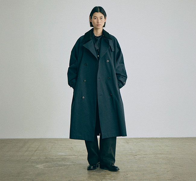 nicholson＆nicholson ニコルソンアンドニコルソン ARCH-HC ギャバジン トレンチコート