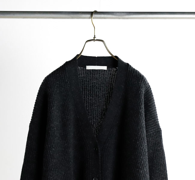 evam eva エヴァムエヴァ E253K200 ウール フォックス カーディガン